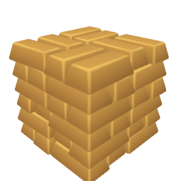 Gold Bars Stack Large